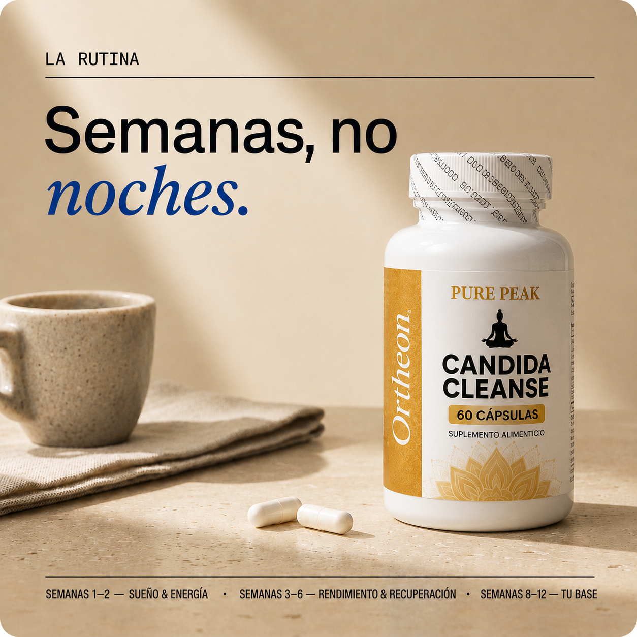 Ortheon™ Candida Cleanse | Pureza y Balance Natural 🌿